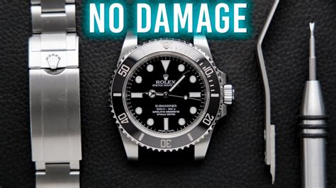 remove band from a rolex 16233|remove Rolex bracelet from youtube.